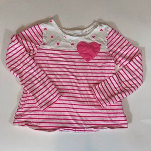 Children’s Place striped pink long sleeve shirt.
